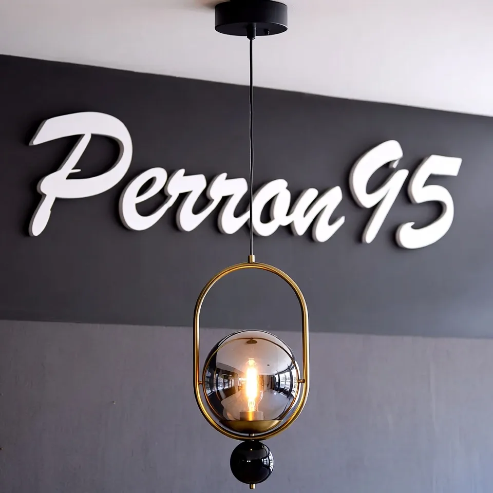 Hanglamp Lucide brass